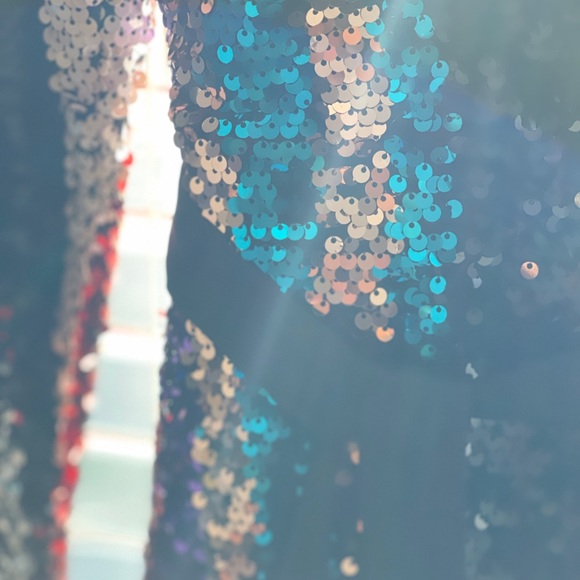 Armani Exchange Sequin sparkling one shoulder dress - Picture 10 of 13